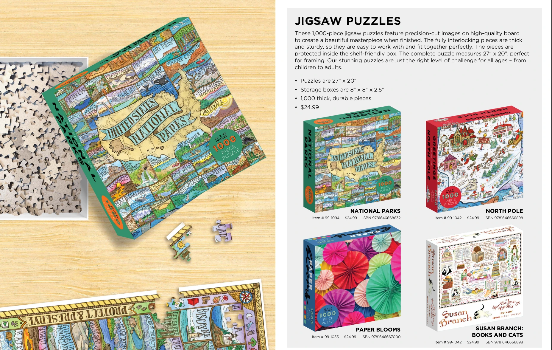 Series of Jigsaw Puzzles & Packaging